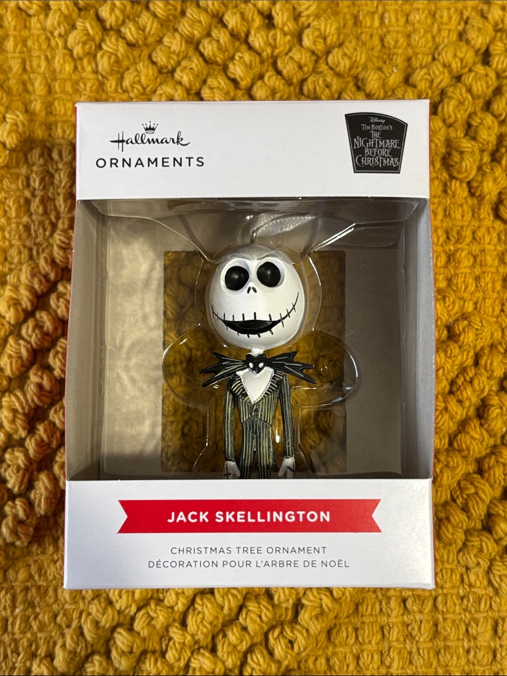 Hallmark Jack Skellington Christmas Tree Ornament - New in box